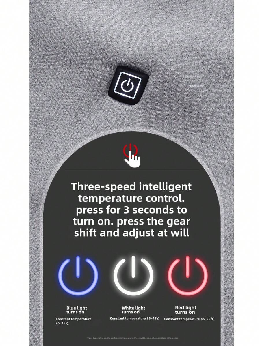 Unisex 8-Zone Heated Hoodie, 3-Level Adjustable USB-Powered Warm Sports Sweatshirt, Suitable For Winter Outdoor Sports And Daily Wear, Power Bank Not Included