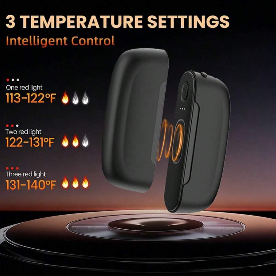 2 Pack Portable Rechargeable Hand Warmers, 2-In-1 Magnetic Pocket Hand Warmers With 3 Adjustable Heat Levels, Lightweight Compact Electric Hand Warmers For Women And Men, Winter Commuting Travel Camping And Daily Use